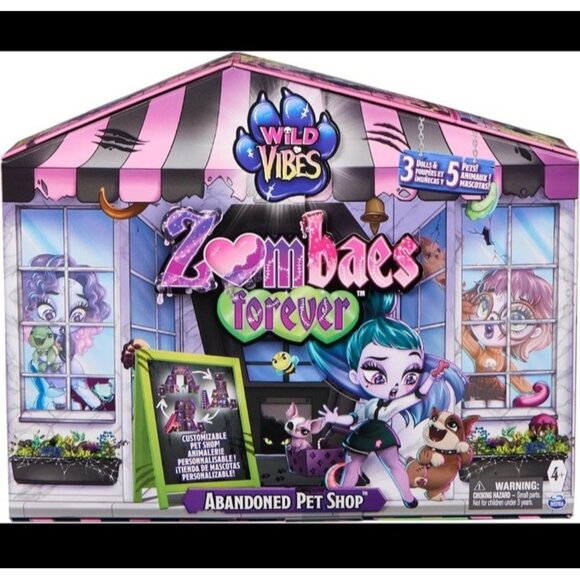 Zombaes Forever Wild Vibes Abandoned Customizable Pet Shop Doll Playset NEW - Picture 10 of 10